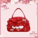 Mademoiselle Pearl Bow Rabbit Bag(Reservation/4 Colours/Full Payment Without Shipping)